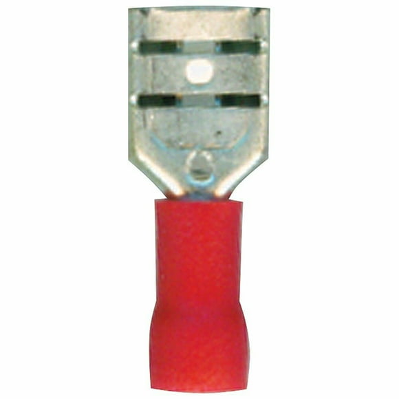 E-RR8-100 22/18-Gauge #8 Economy Vinyl Ring Terminals E-RR8-100 22/18-Gauge #8 Economy Vinyl Ring Terminals